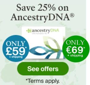 Ancestry Ireland - DNA kit ad Nov 2024