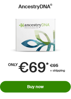 Ancestry.ie advert for DNA kit